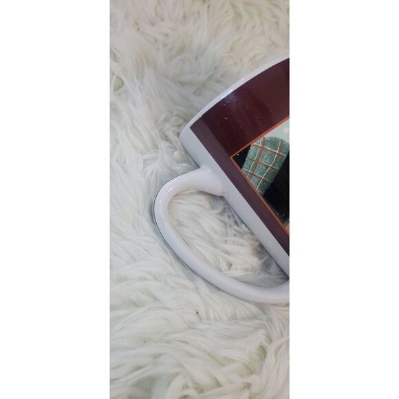 NANTUCKET TALL CHRISTMAS/SNOWMAN COFFEE MUG HOLDS 20 OZ TO THE RIM 6" TALL - Picture 4 of 8